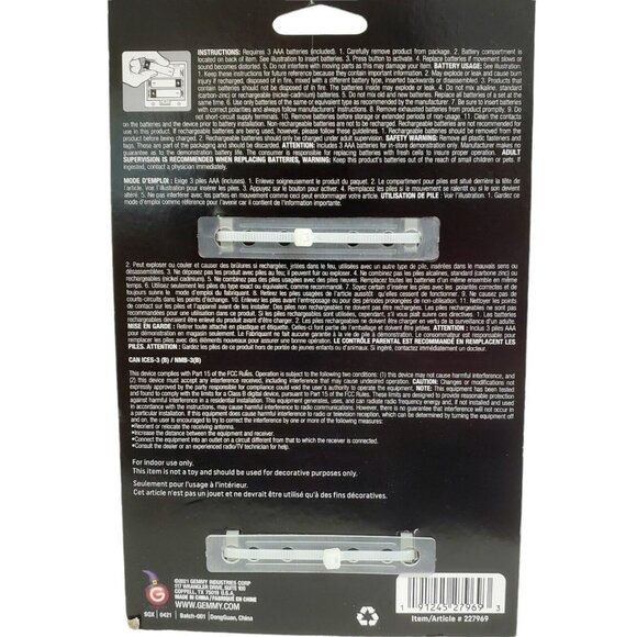 New Halloween Eyeball Doorbell Animated Creepy Coffin Hand Sound Lights Up Gemmy - Picture 8 of 11